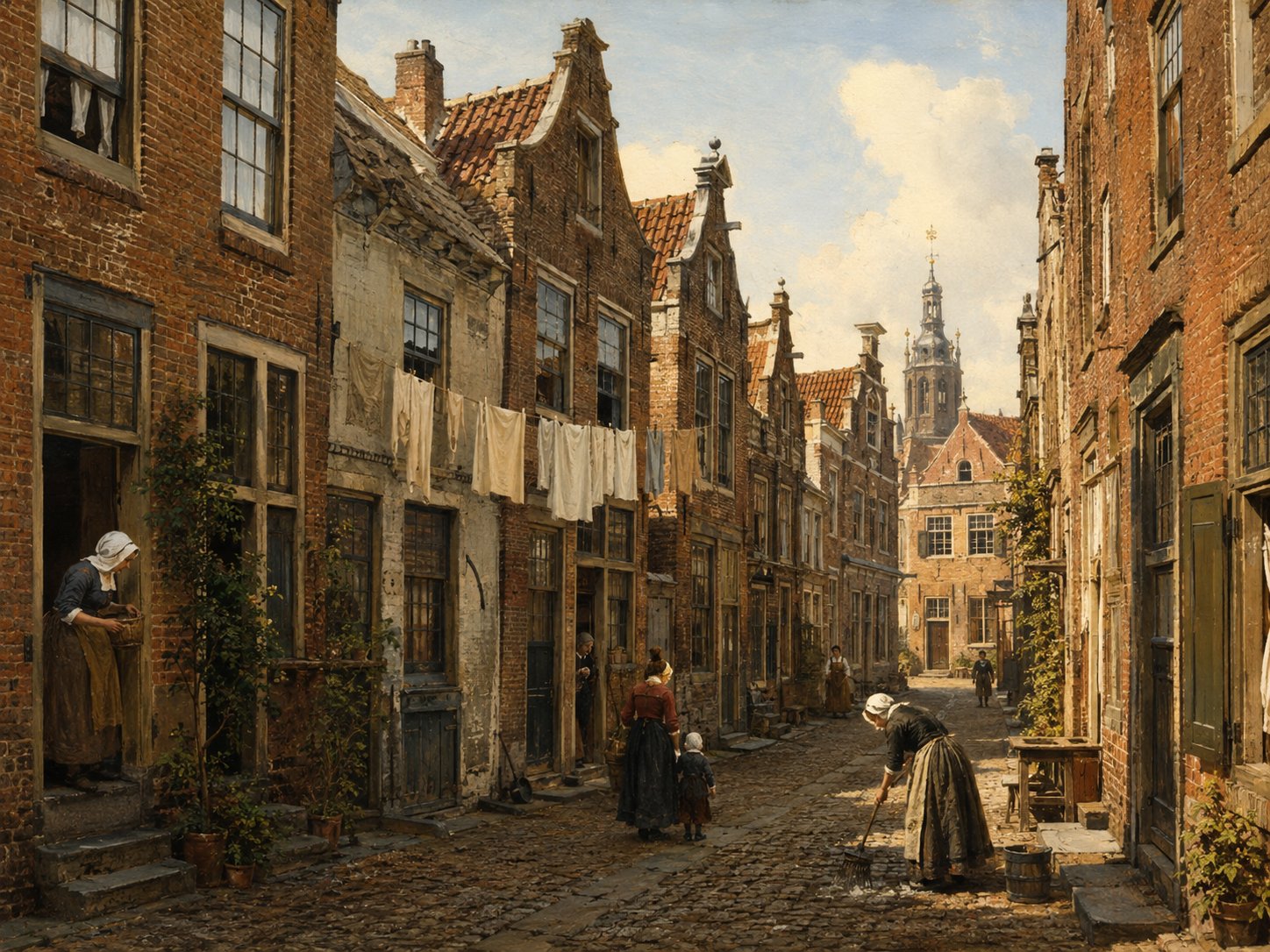 Artistic impression of Barbarasteeg