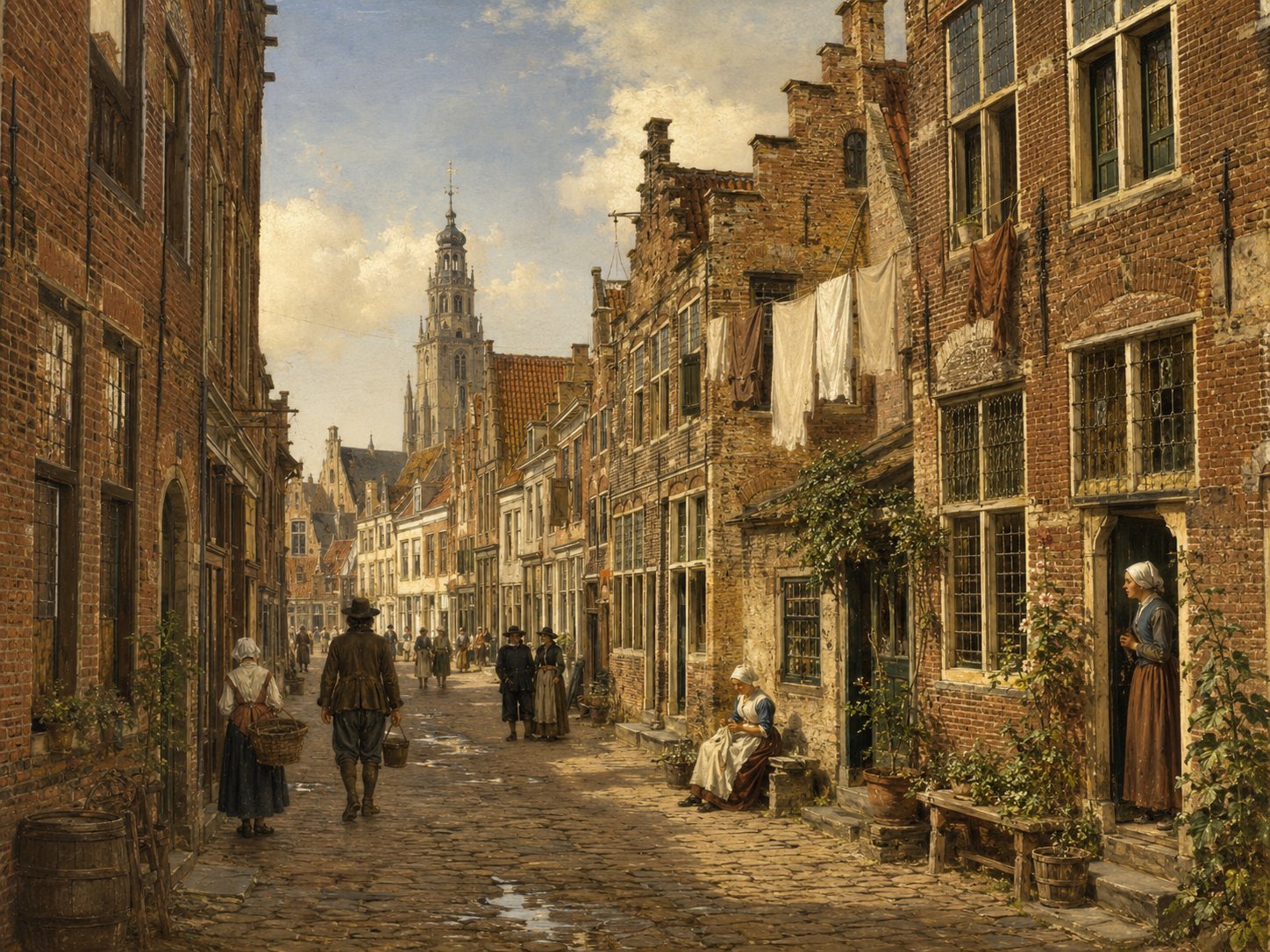Artistic impression of Breestraat
