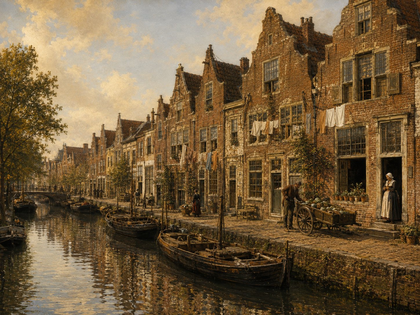 Artistic impression of Donkere Gracht