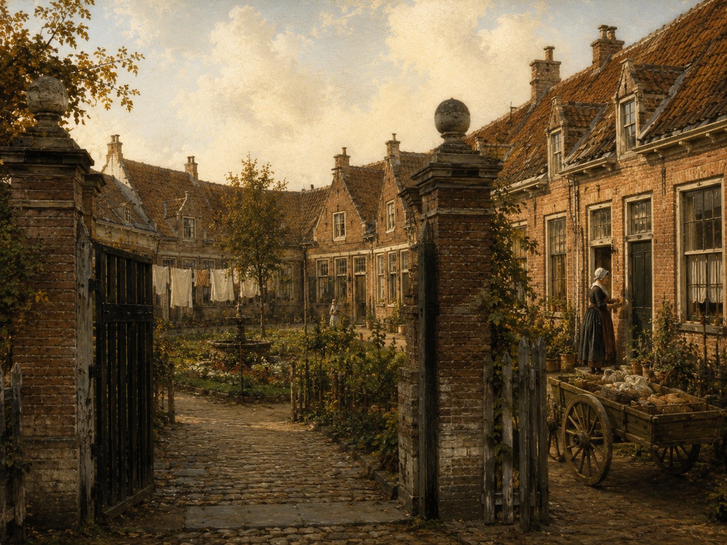 Artistic impression of Faliede Begijnhof