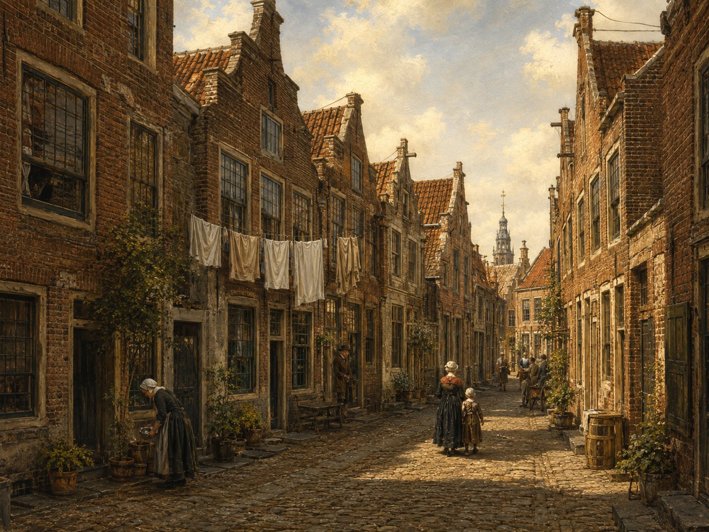 Artistic impression of Groenesteeg