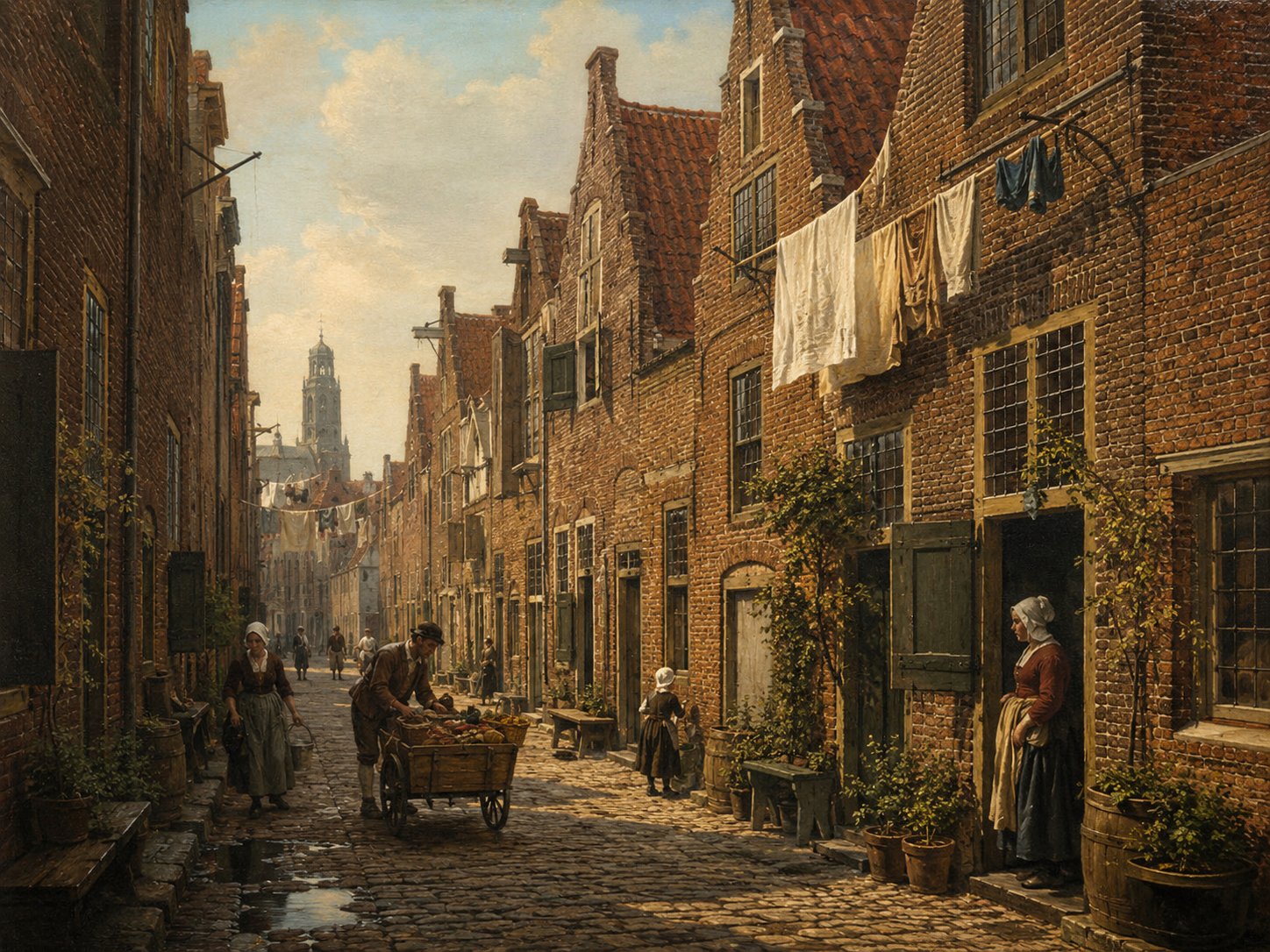 Artistic impression of Stinksteeg / William Brewstersteeg